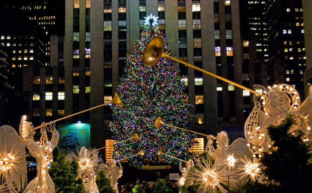 Rockefeller Christmas Tree and Angels in New York City